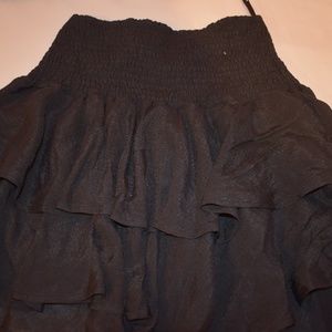 shein black skirt